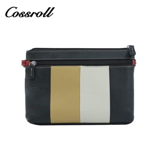 Cossroll Muticolor Zipper Crossbody Leather Bag Manufacturer