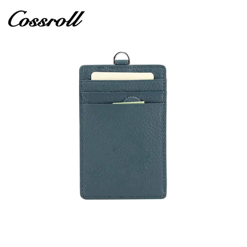 Genuine Leather Short Card Wallet