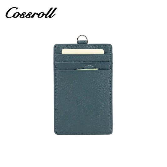 Genuine Leather Short Card Wallet