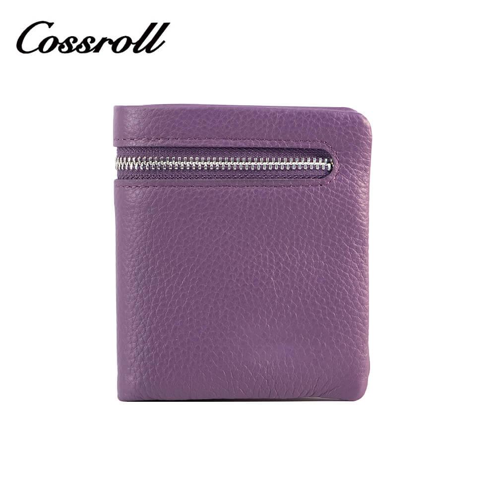 Genuine Cowhide Leather Bifold Short Wallets