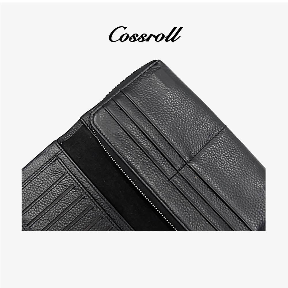Clutch Long Wallets Zipper Leather Purse Wholesale Supplier - cossroll.leather