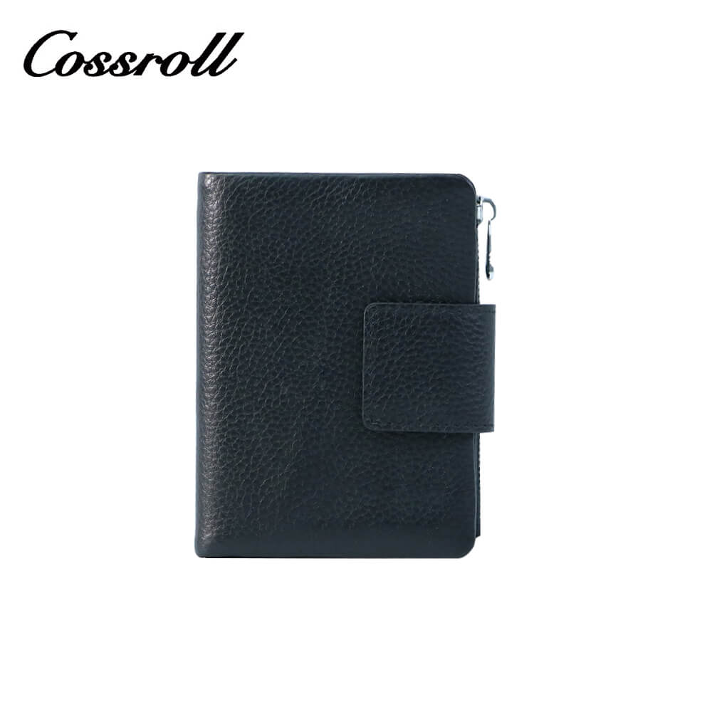 Mens Bifold Cowhide Leather Wallets Manufacturer Wholesaler Cossroll