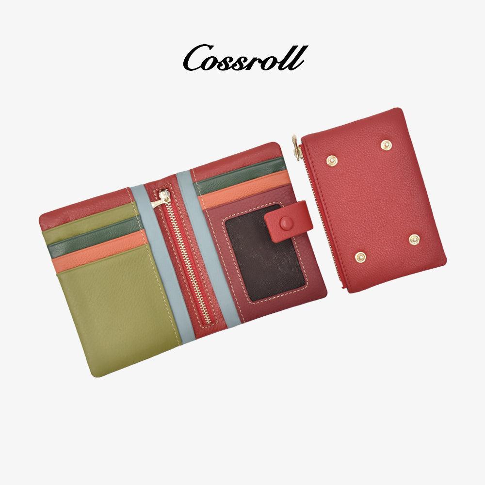 Minimalist Ladies Coin Purse Card Slots Wholesale - cossroll.leather