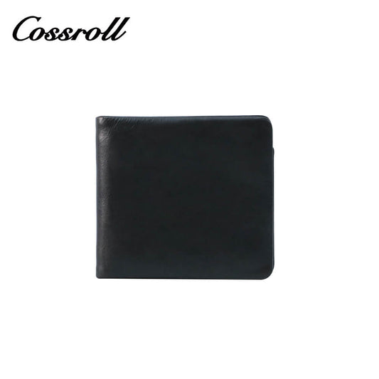 Mens Bifold Cowhide Leather Wallets Manufacturer Wholesaler Cossroll