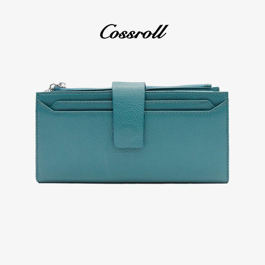 Zipper Slim Genuine Leather Wallet Manufacturer