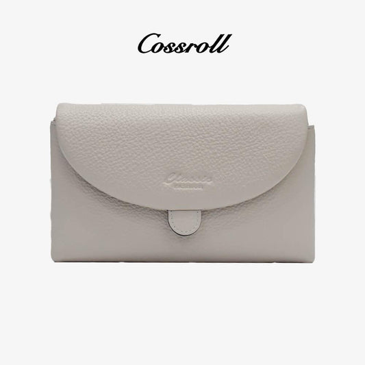 Women Leather Wallets Minimalist RFID Blocking - cossroll.leather