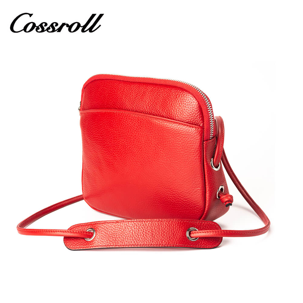 Cossroll Cowhide Leather Crossbody Phone Bag Manufacturer