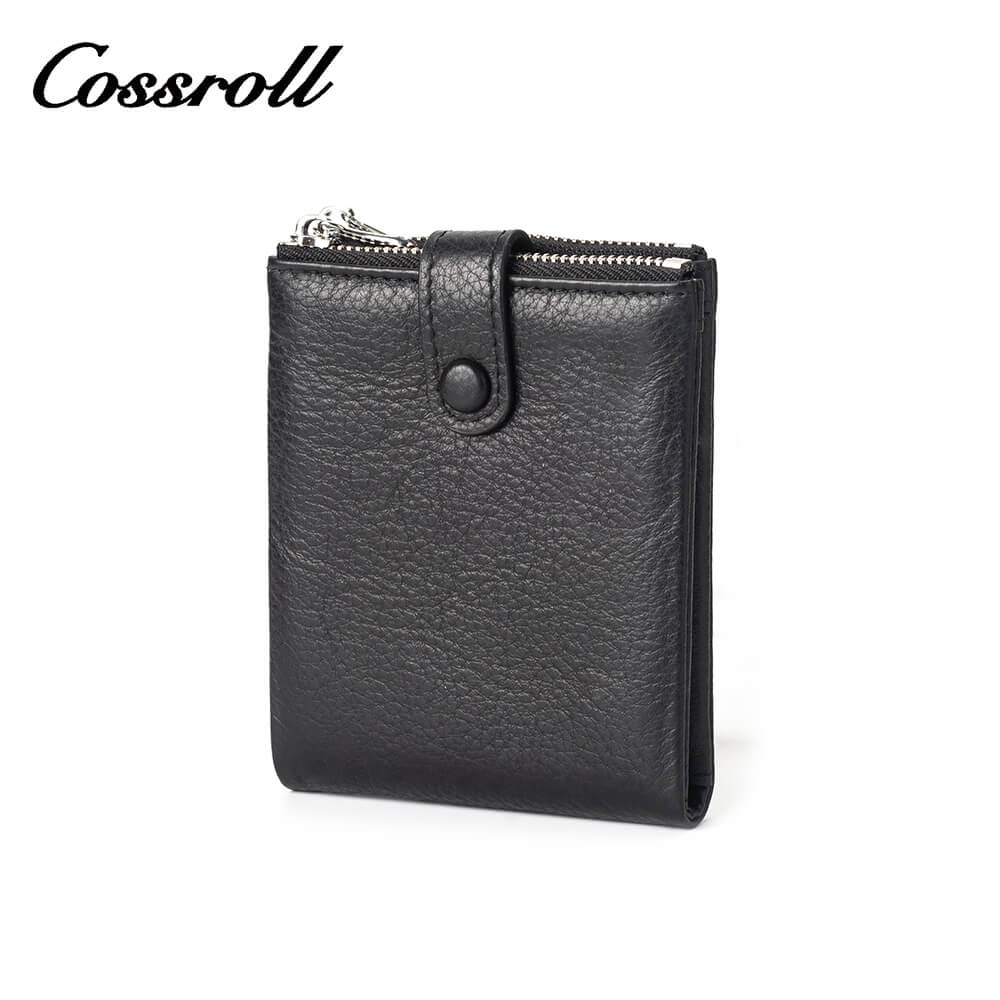 Mens Lychee Cowhide Leather Wallet Manufacturer