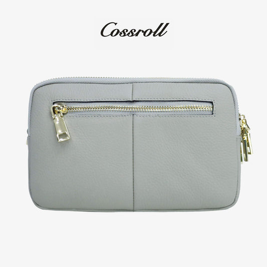 Zipper Crossbody Leather Bag For Wholesale - cossroll.leather