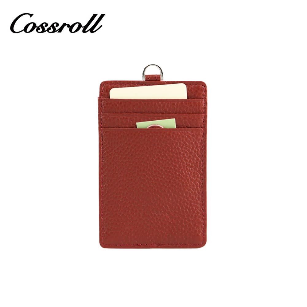 Genuine Leather Short Card Wallet