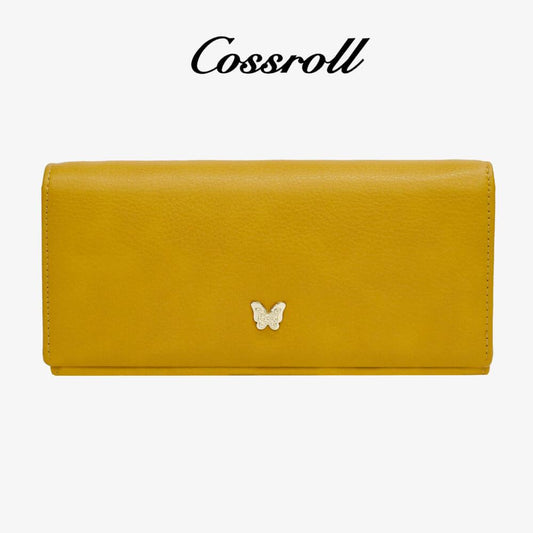 Genuine Leather Long Ladies Wallet