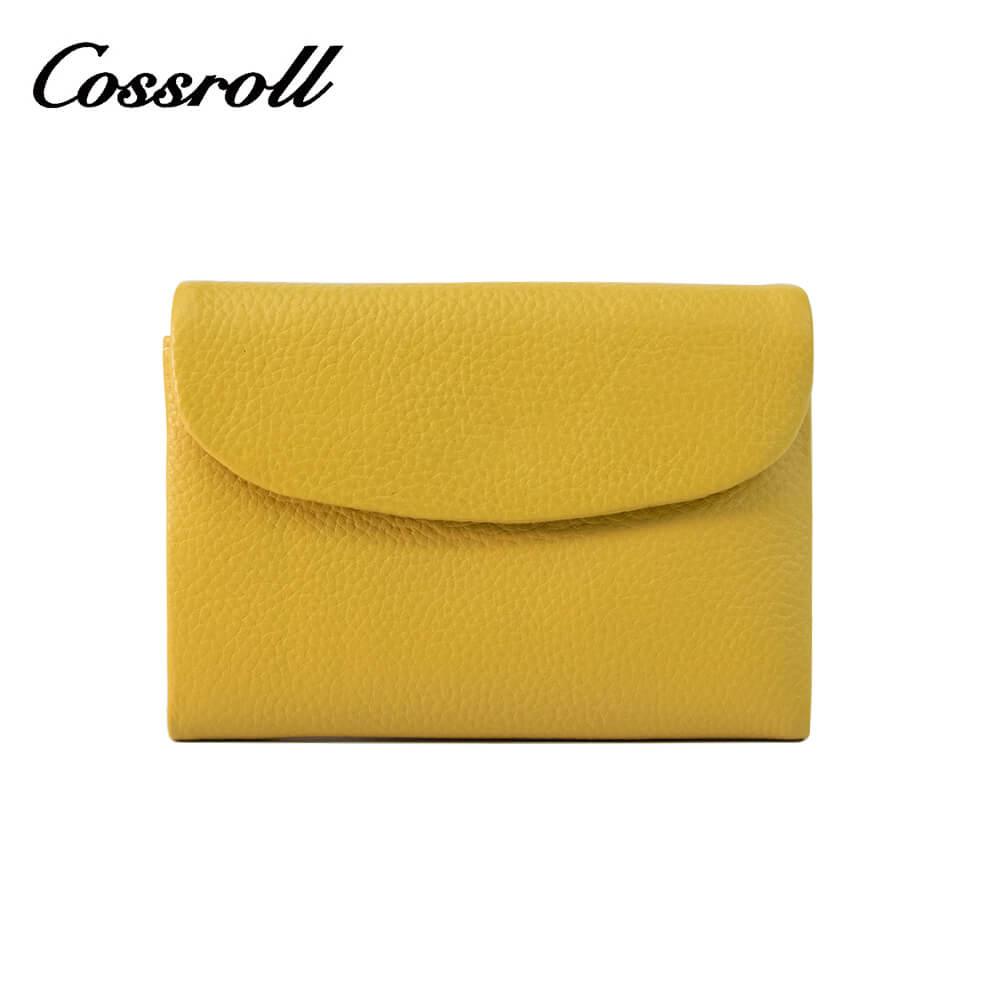 Genuine Cowhide Leather Short Wallets