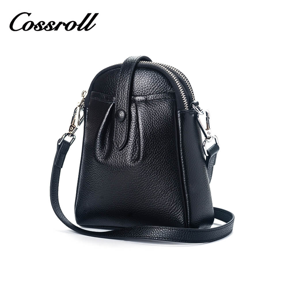 Cossroll Cowhide Leather Crossbody Phone Messenger Bag Manufacturer