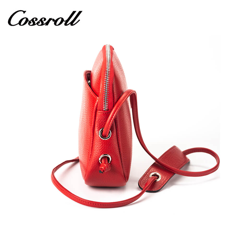 Cossroll Cowhide Leather Crossbody Phone Bag Manufacturer
