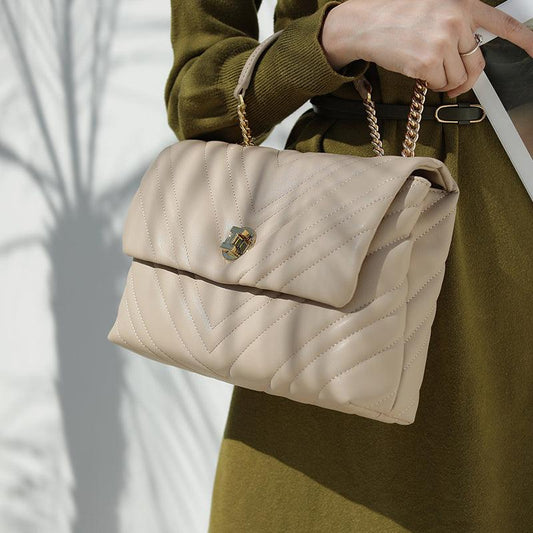 Large Fashion Leather Purse Crossbody Bag - cossroll.leather