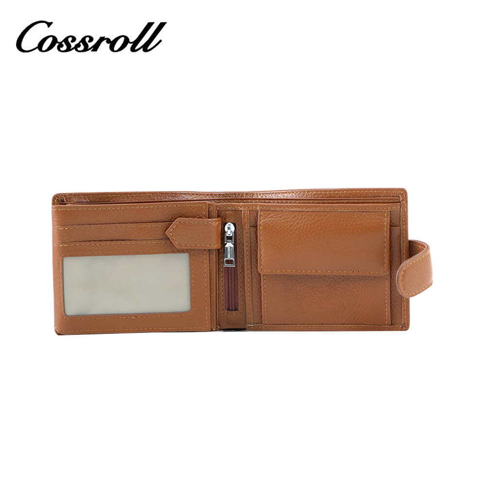 Bifold Cowhide Leather Wallets For Men For Wholesale