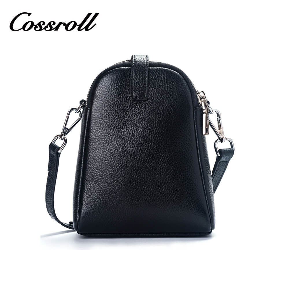 Cossroll Cowhide Leather Crossbody Phone Messenger Bag Manufacturer