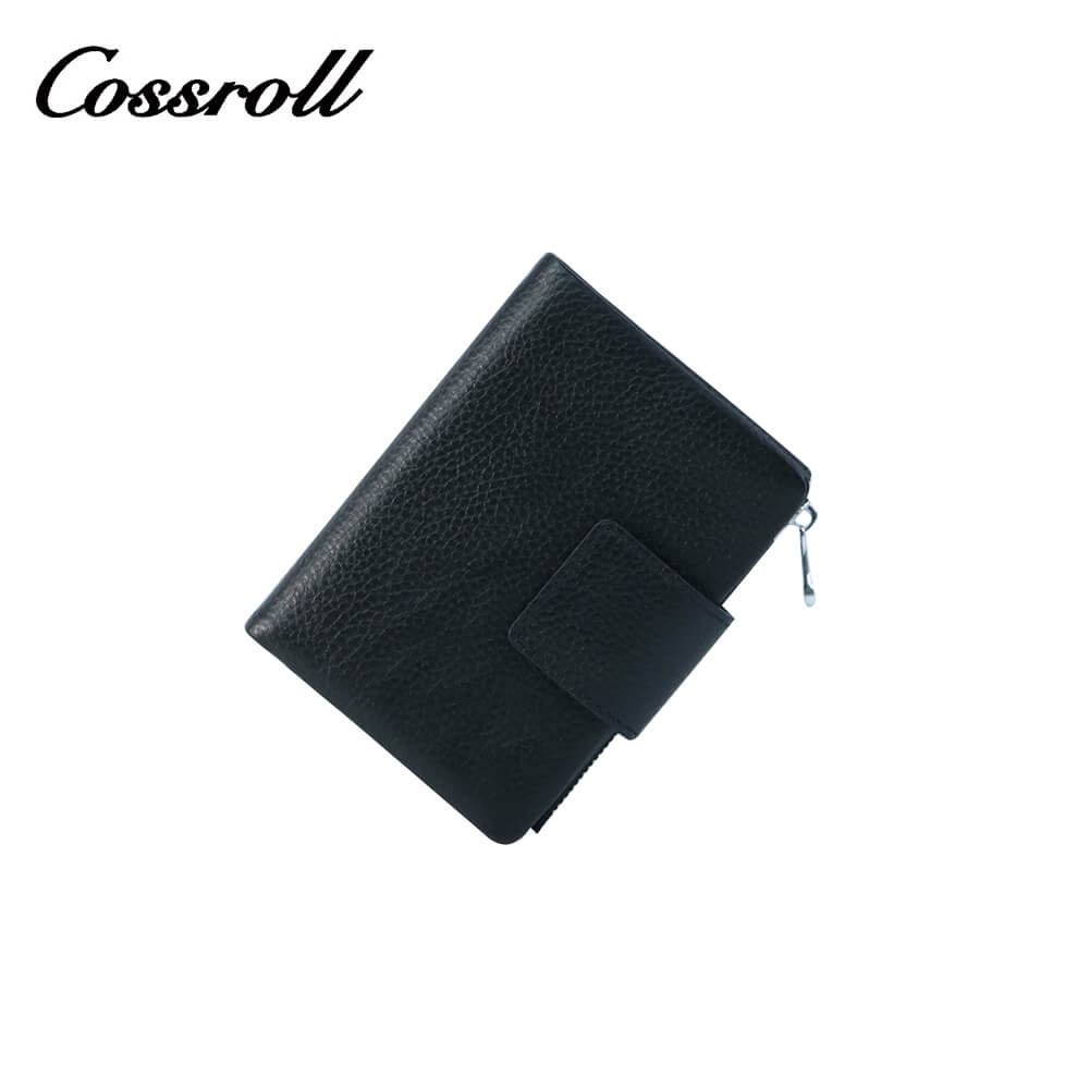 Mens Bifold Cowhide Leather Wallets Manufacturer Wholesaler Cossroll