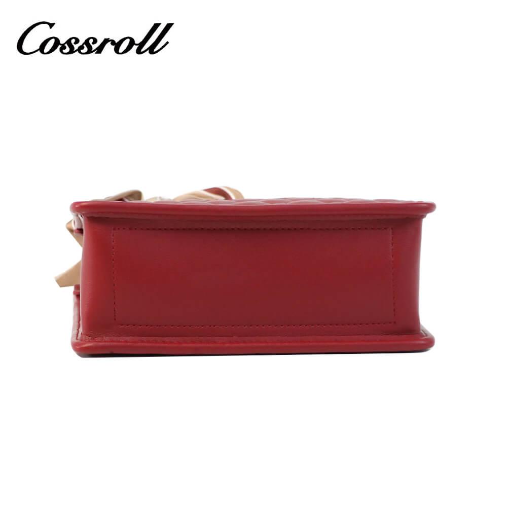 Rhombus Leather Handbag Crossbody Bag