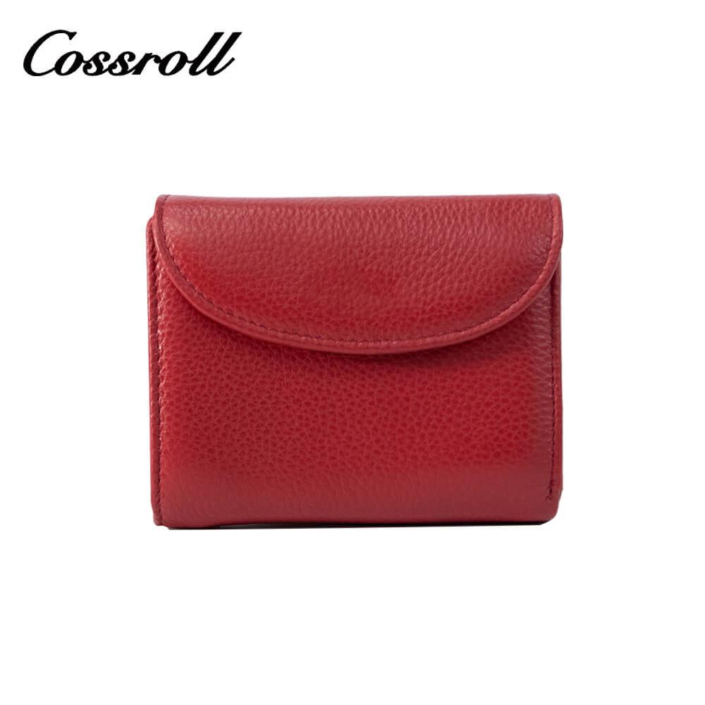 Genuine Cowhide Leather Bifold Short Wallets