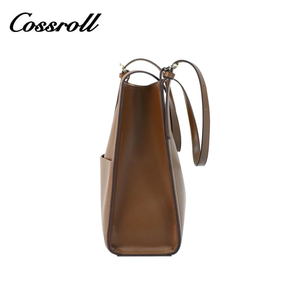 Top Grain Leather Large Handbag Crossbody Bag