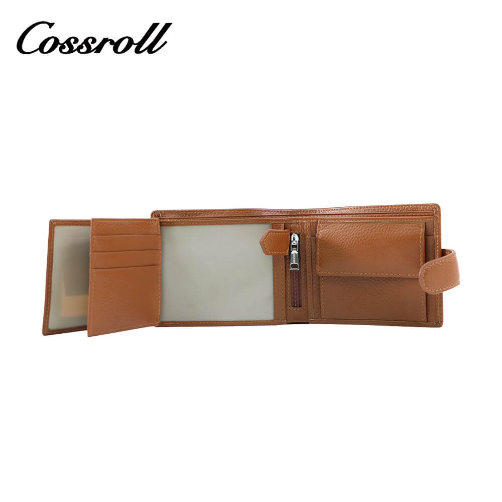 Bifold Cowhide Leather Wallets For Men For Wholesale
