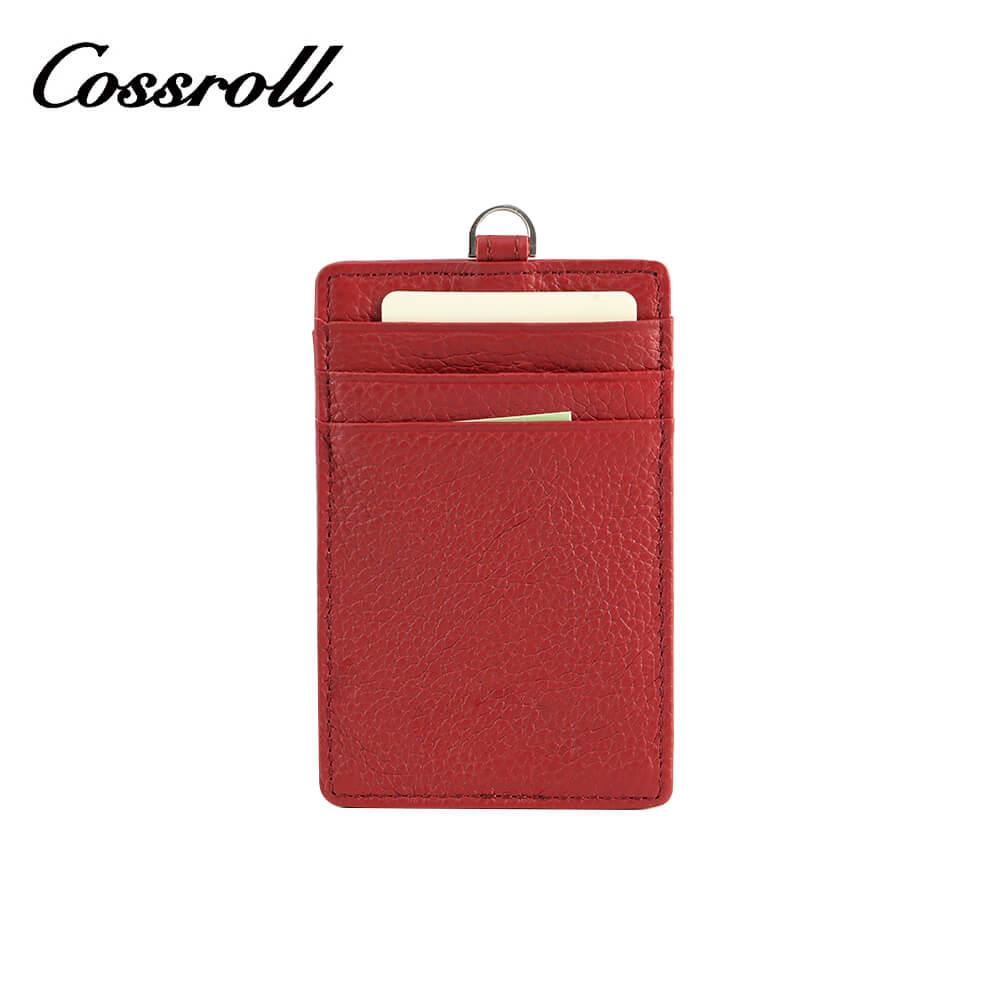 Genuine Leather Short Card Wallet