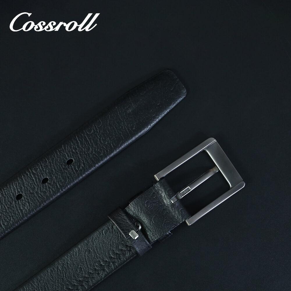Full Grain Cowhide Leather Black Belt Wholesale