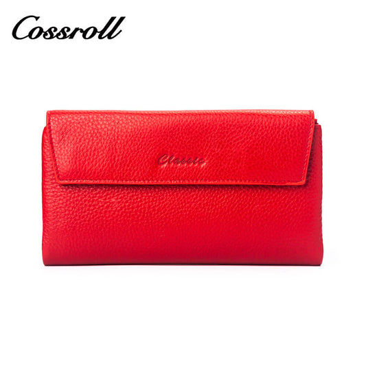 Genuine Leather Bifold Zipper Soft Wallets Wholesale