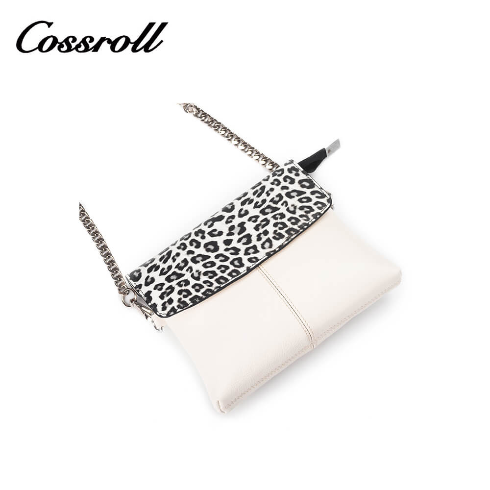 Cossroll Leopard Real Leather Crossbody Bag Manufacturer