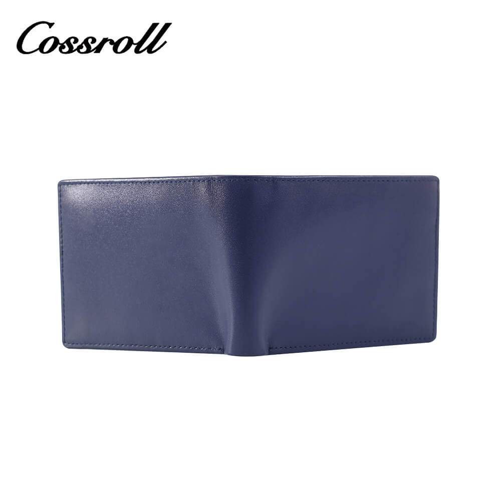 Trifold Cowhide Leather Wallets For Men Wholesale
