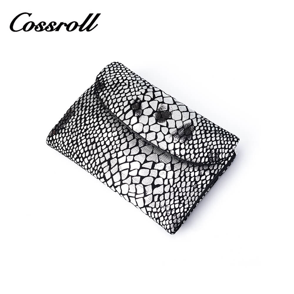 Envelope Short Cowhide Leather Wallet Manufacturer