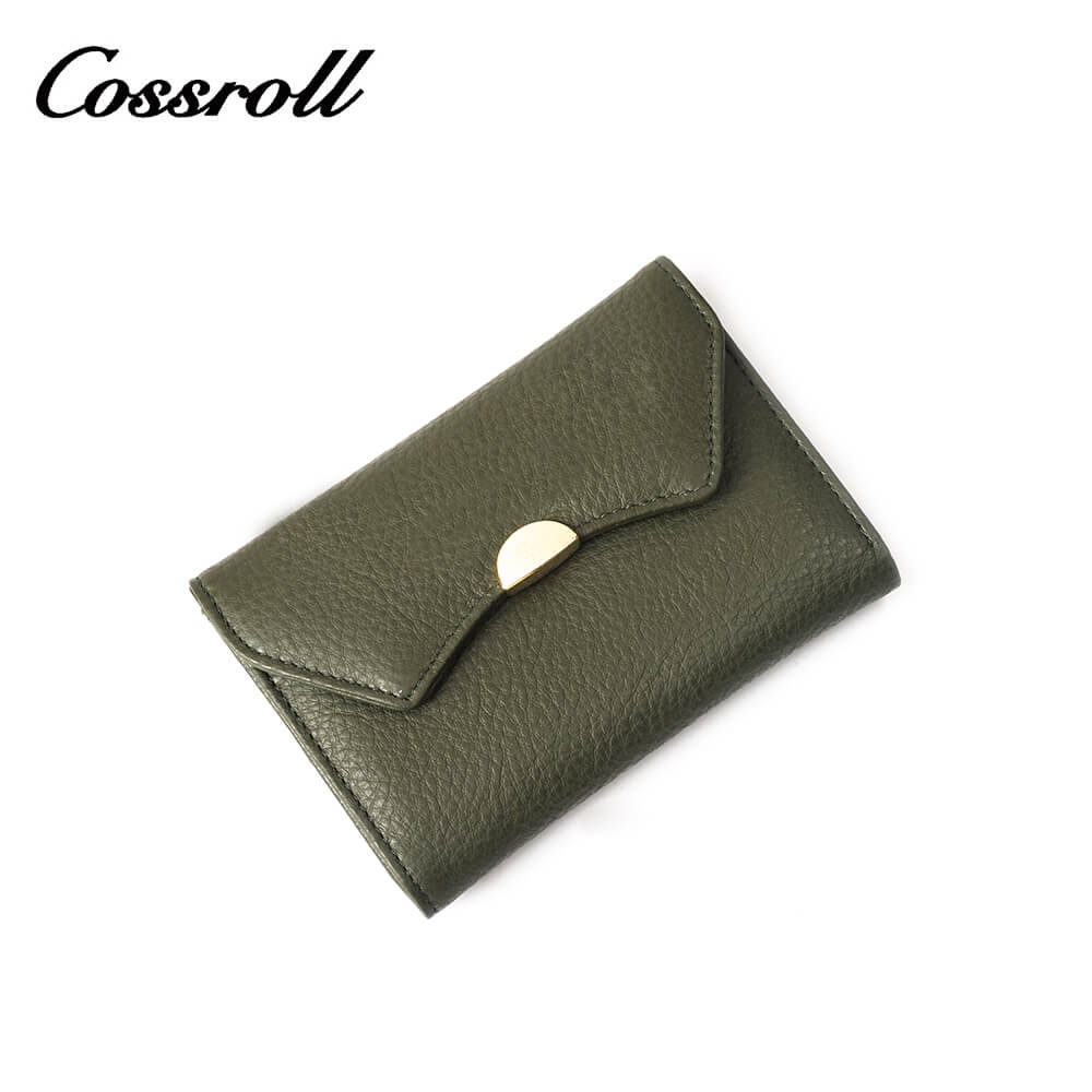 Lychee Womens Leather Short Wallet Manufacturer