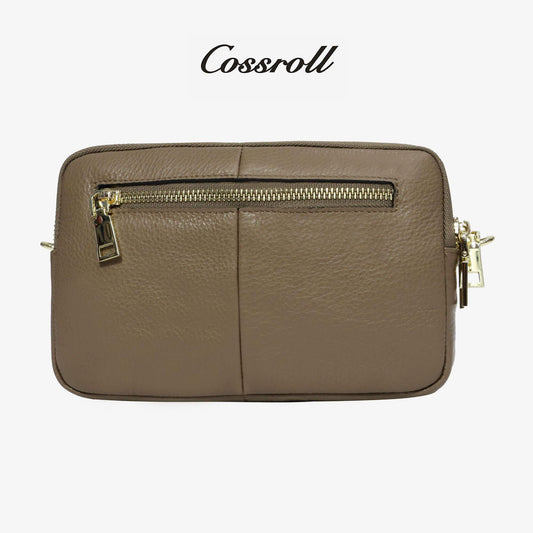 Crossbody Leather Women Bag Zipper Purse - cossroll.leather