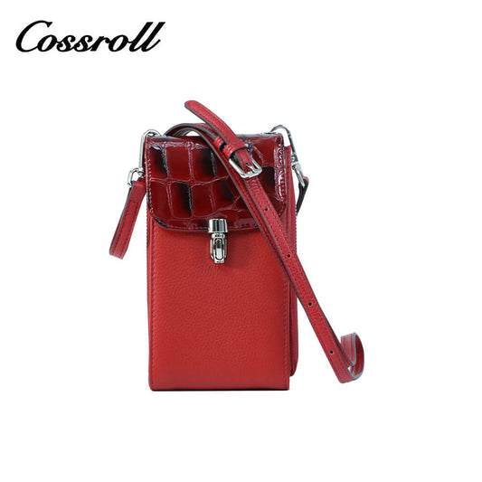 Cossroll Crocodile Pattern Leather Small Crossbody Bag Wholesale