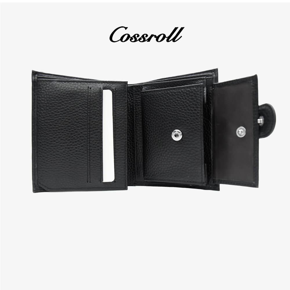 Men's Bifold Leather Wallets Logo Customized Manufacuturer