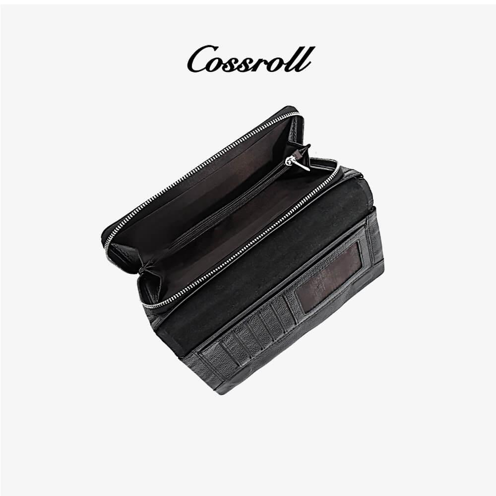 Clutch Long Wallets Zipper Leather Purse Wholesale Supplier - cossroll.leather