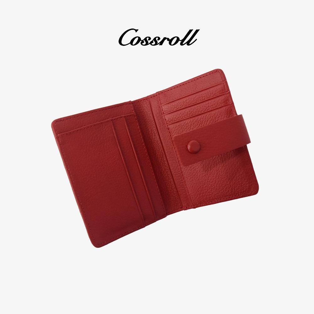 Factory Direct Short Wallets Wholesale Bifold Purse - cossroll.leather