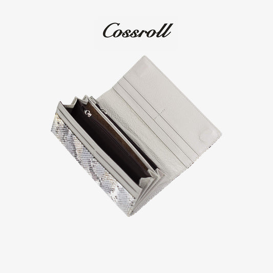 Python Prints Women Leather Wallet Manufacturer Snakeskin Prints