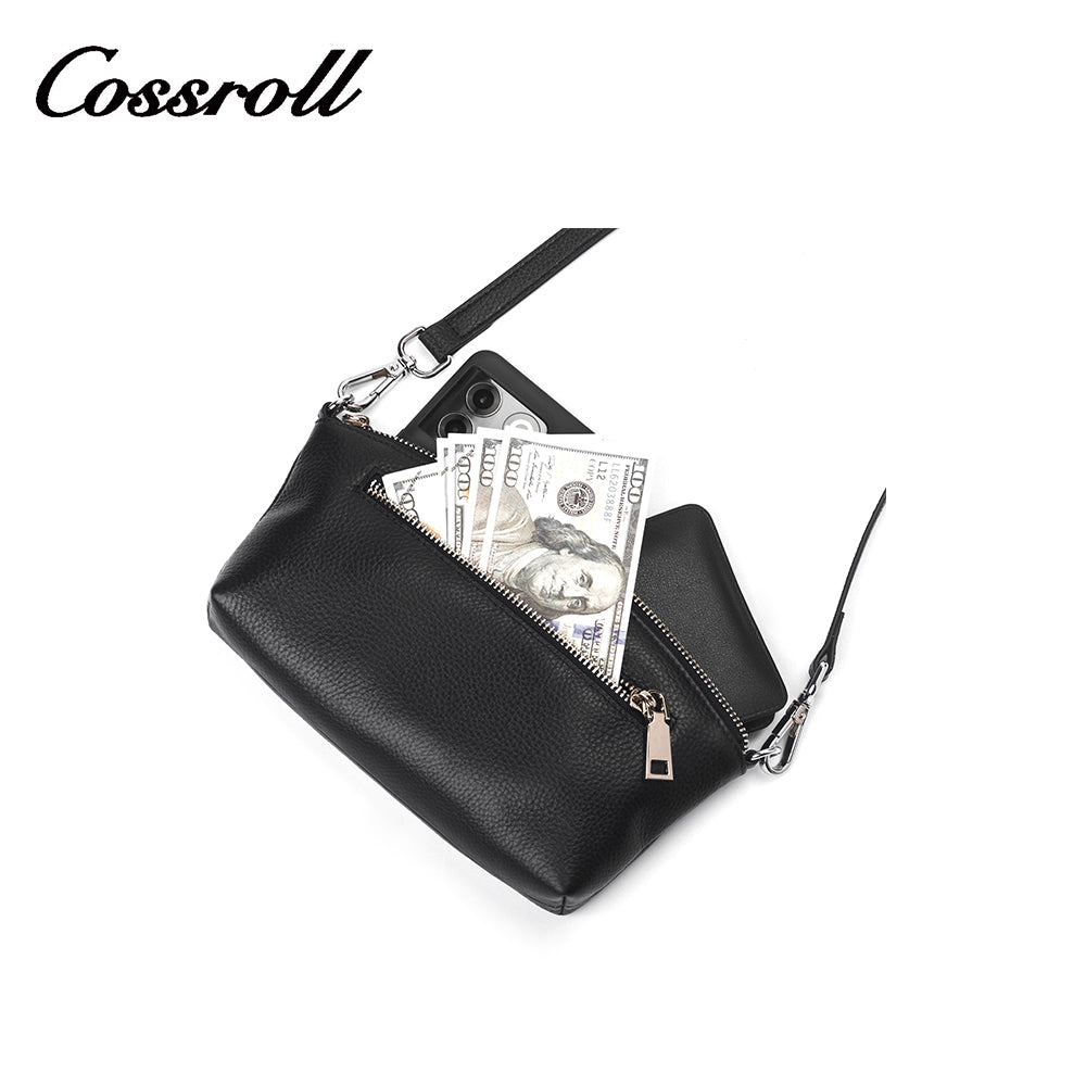 Cossroll Pebble Real Leather Crossbody Bag Manufacturer