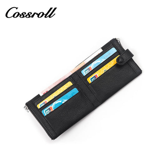 Mens Lychee Cowhide Leather Wallet Manufacturer