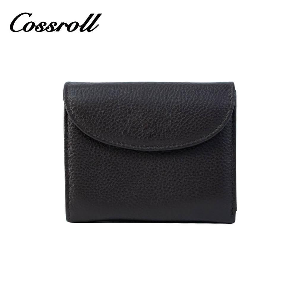 Genuine Cowhide Leather Bifold Short Wallets