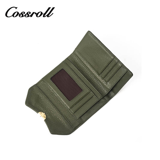 Lychee Womens Leather Short Wallet Manufacturer