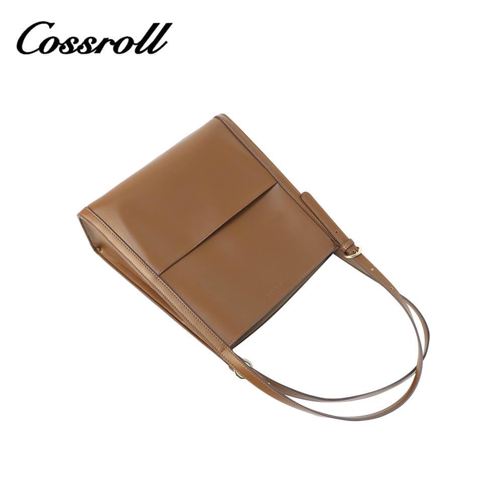Top Grain Leather Large Handbag Crossbody Bag
