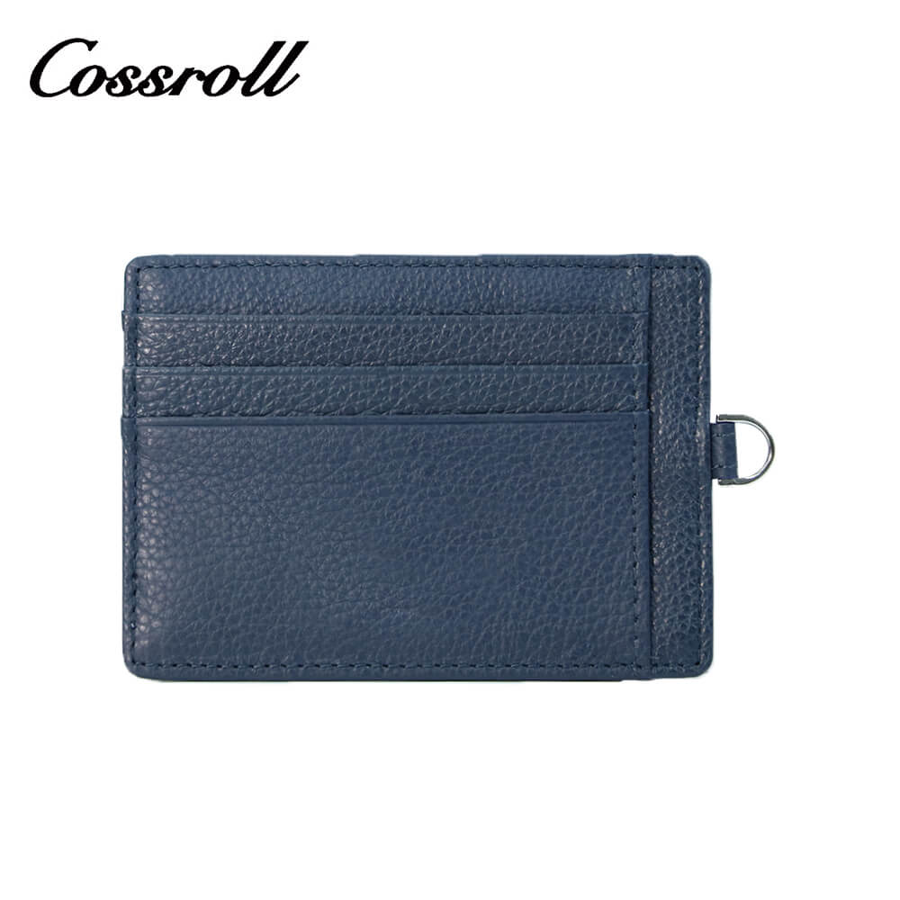 Unisex Leather Mini Card Holder