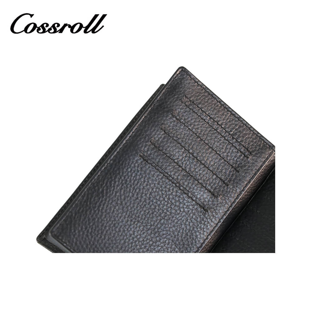 Bifold Cowhide Leather Short Wallets For Men For Wholesale Cossroll