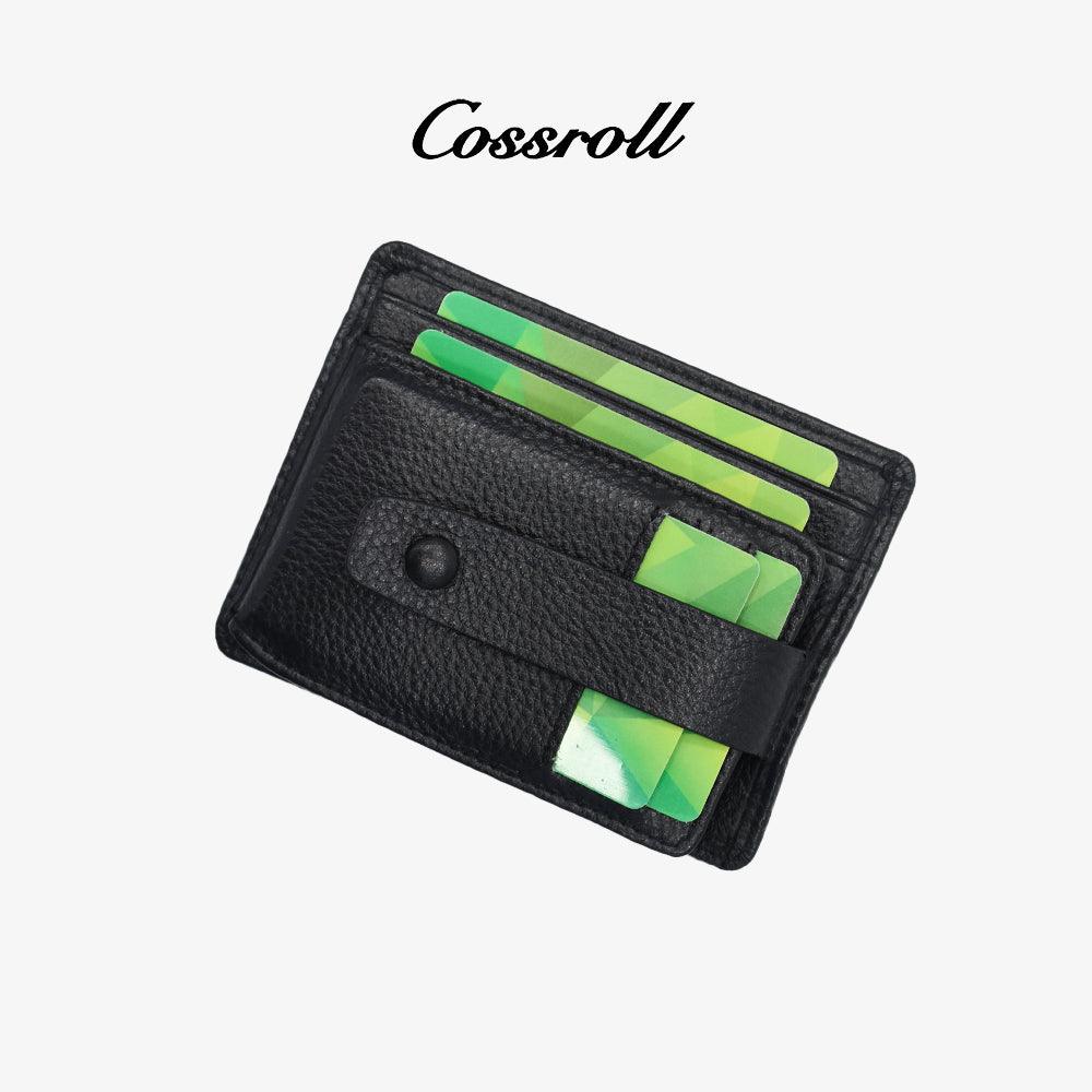 Leather Card Holder Colours Customized Manufacturer - cossroll.leather