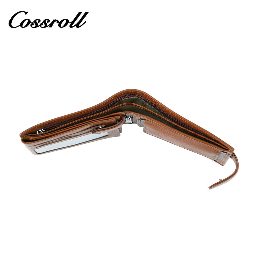 Bifold Cowhide Leather Wallets For Men For Wholesale