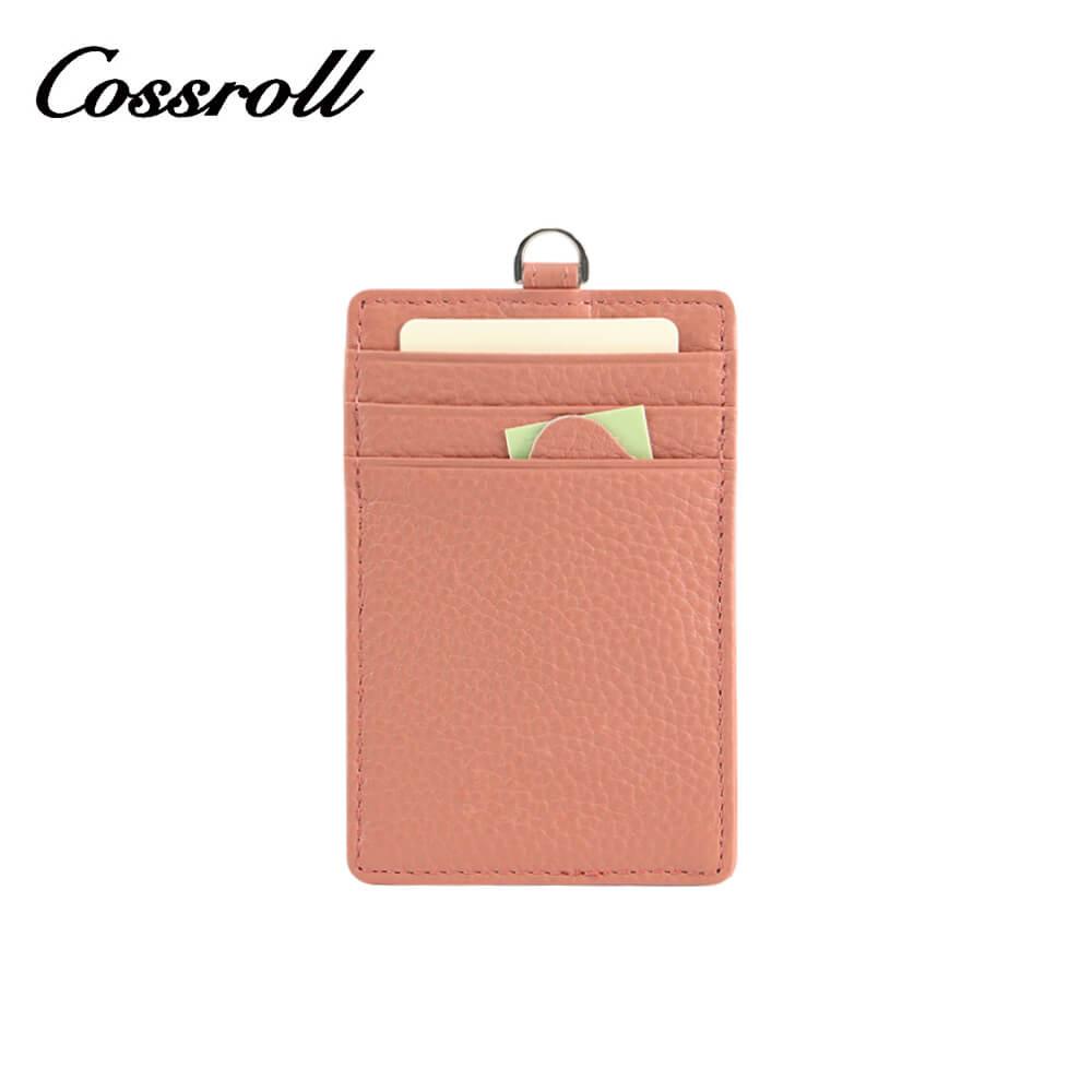 Genuine Leather Short Card Wallet