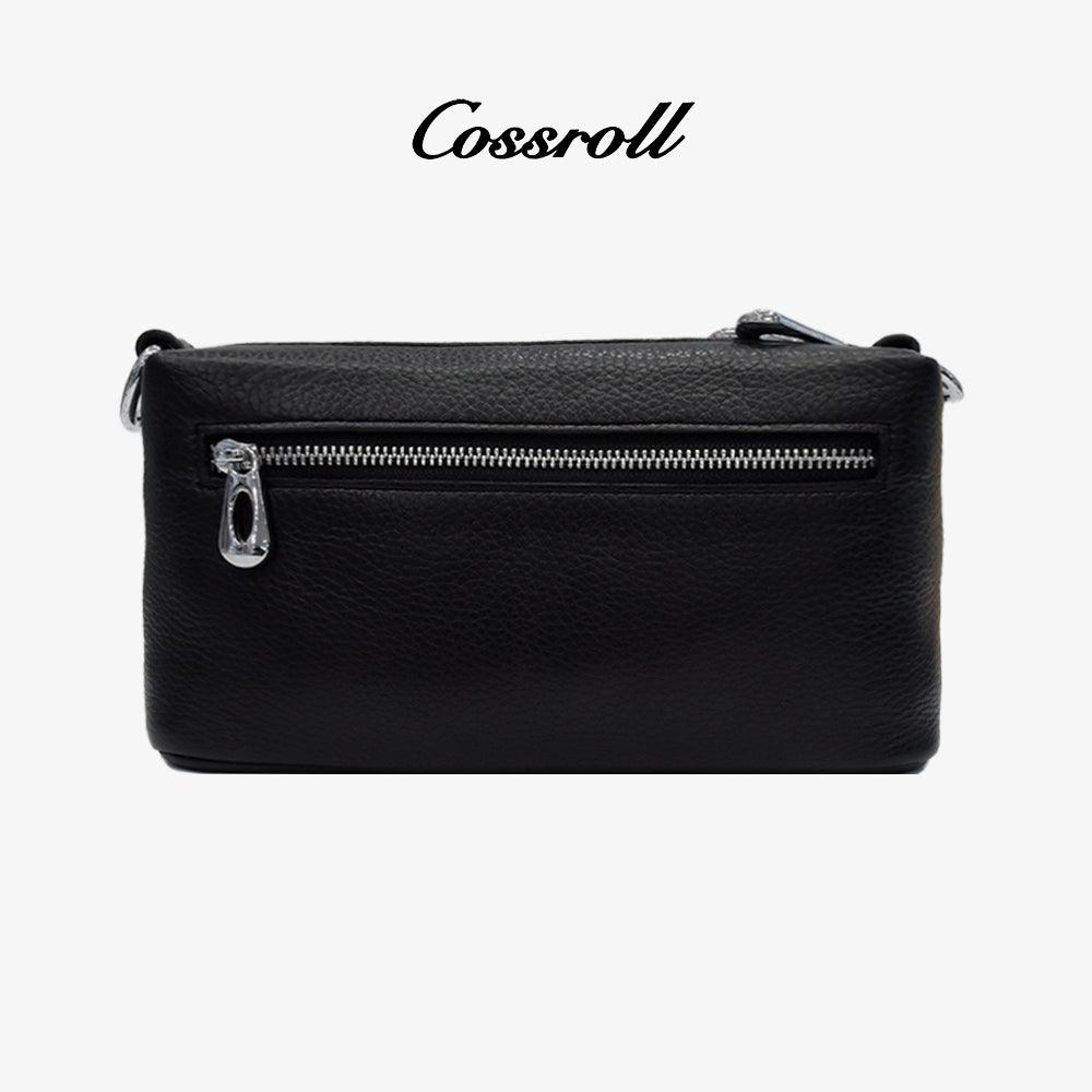 Cossroll Genuine Leather Zipper Wallets Wholesale Clutch Bag Maker